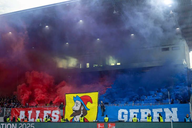 Перфоманс фанатов Хайденхайма