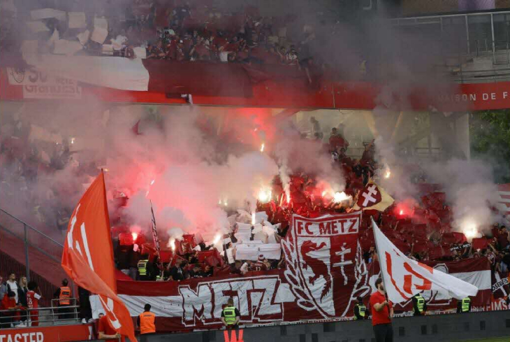 Фанаты Меца на выезде