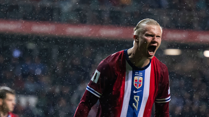 Эрлинг Холанн — нападающий сборной Норвегии