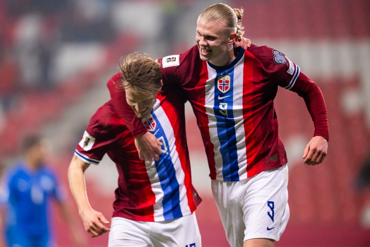 Эрлинг Холанн и Мартин Эдегор