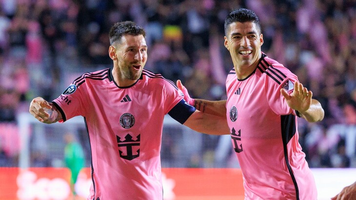 Лионель Месси и Луис Суарес