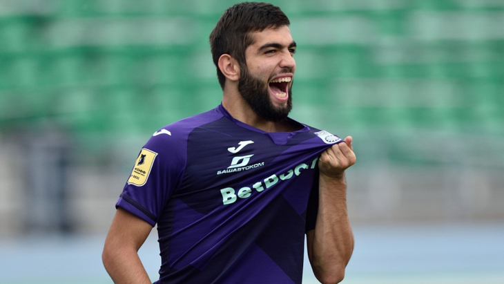 Гамид Агаларов в составе «Уфы»