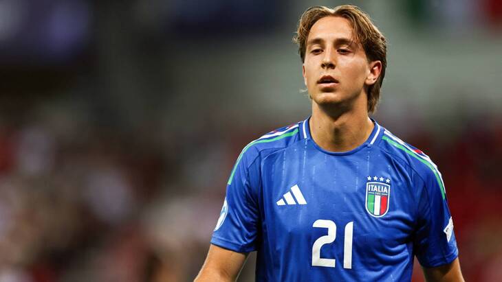 Якопо Фаццини в составе молодежной сборной Италии