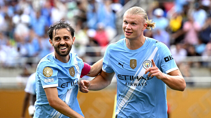 Бернарду Силва и Эрлинг Холанн