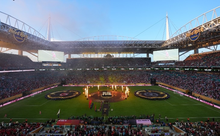 Церемония открытия Клубного чемпионата мира на «Хард Рок Стэдиум»
