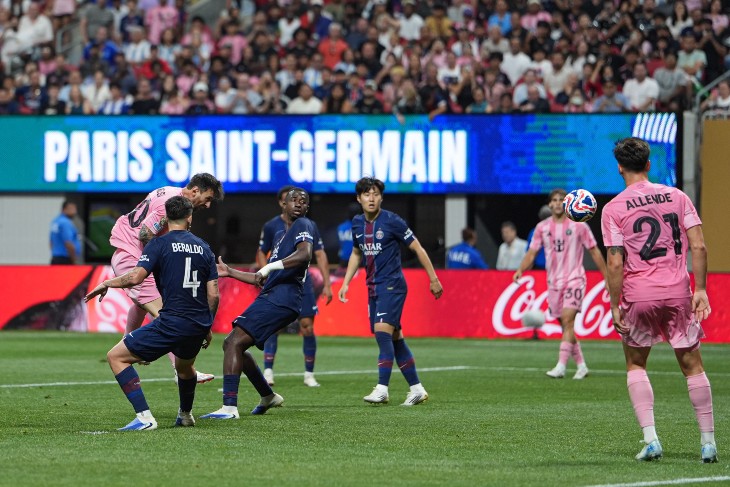 Фрагмент матча «ПСЖ» — «Интер Майами»