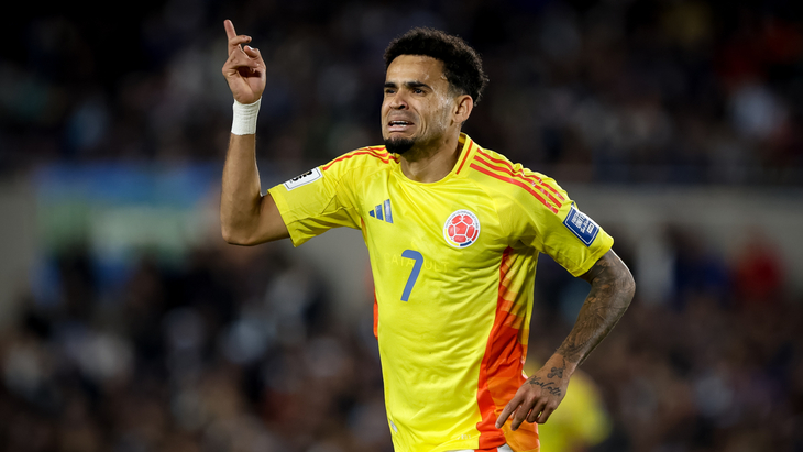 Луис Диас в составе сборной Колумбии