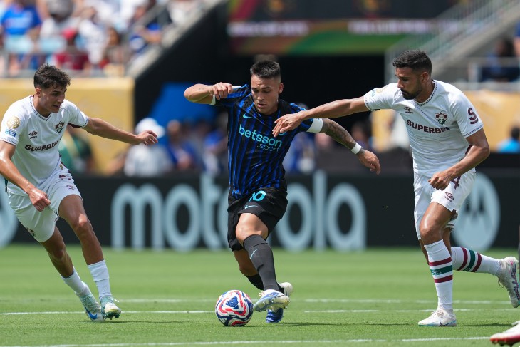 Лаутаро Мартинес в матче против «Флуминенсе»