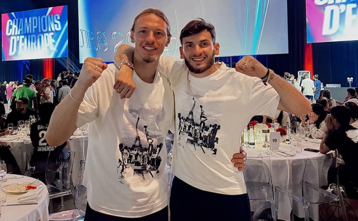 Матвей Сафонов и Хвича Кварацхелия