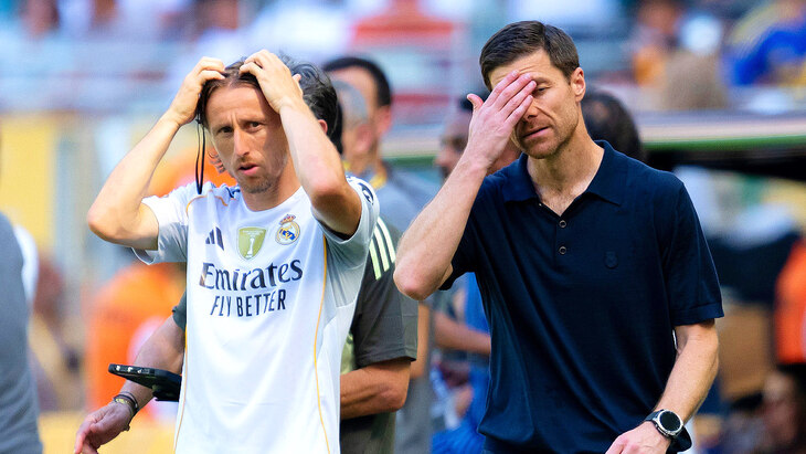 Лука Модрич и Хаби Алонсо