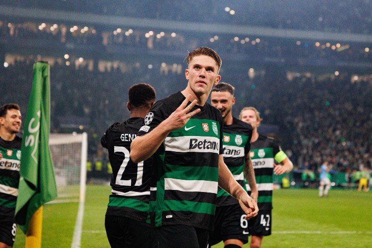 Виктор Дьёкереш оформил хет-трик в матче Лиги чемпионов против «Манчестер Сити»