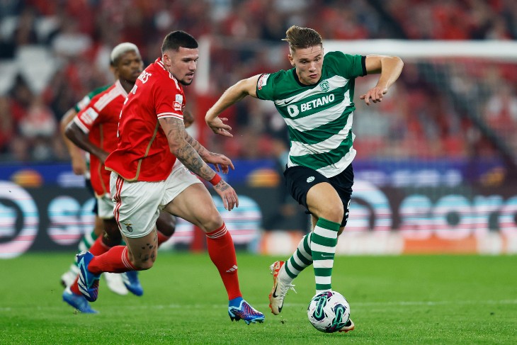 Фрагмент матча «Спортинг» — «Бенфика»