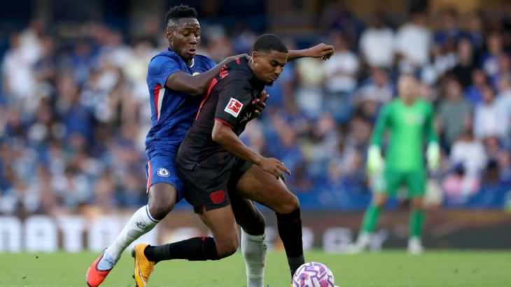 Фрагмент матча «Челси» — «Милан»