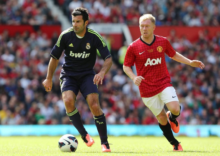 Луиш Фигу и Пол Скоулз