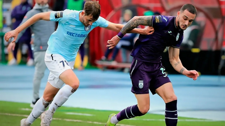 Фрагмент матча «Уфа» — «Родина»