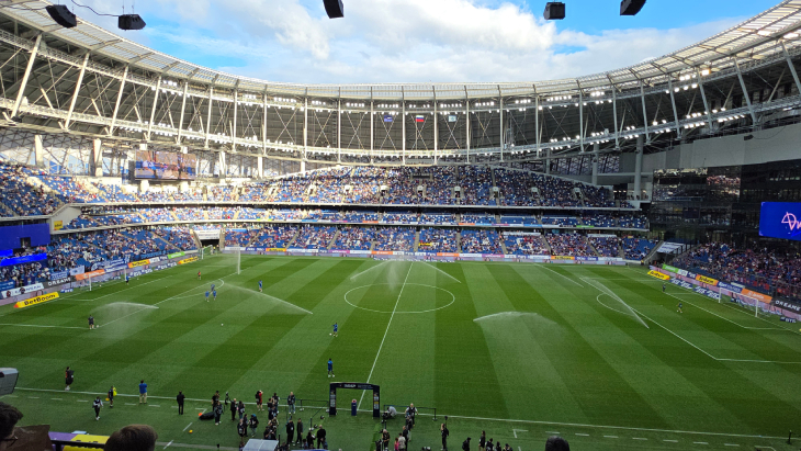 ВТБ Арена перед матчем Динамо — ЦСКА