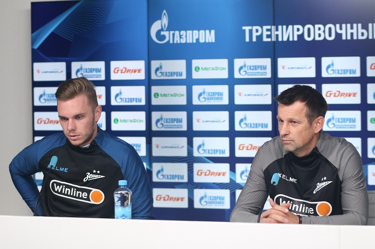 Максим Глушенков и Сергей Семак