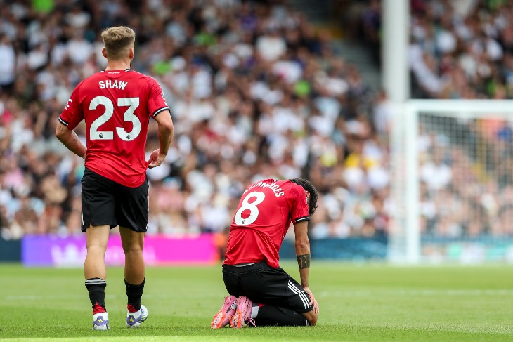 Люк Шоу и Бруну Фернандеш