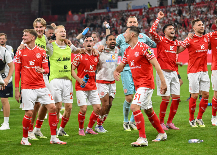 Футболисты Майнца после матча
