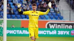 Вратарь «Уфы» Александр Беленов