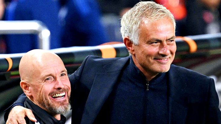 Эрик тен Хаг и Жозе Моуринью