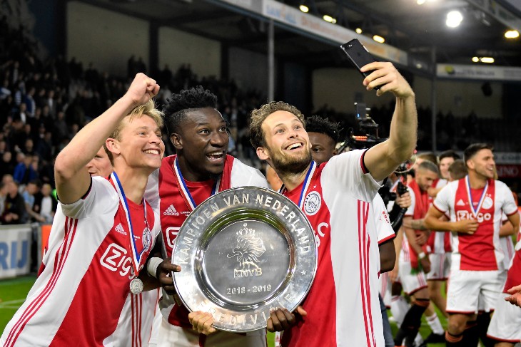 Френки де Йонг, Андре Онана и Дейли Блинд в «Аяксе»