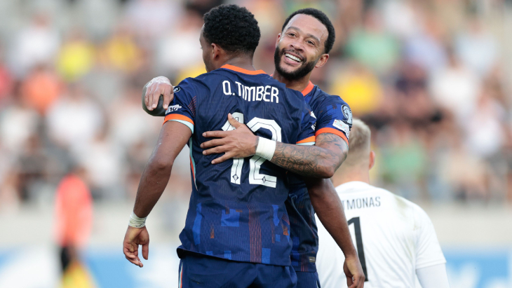 Квинтен Тимбер и Мемфис Депай