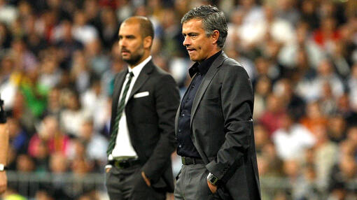 Жозе Моуринью и Хосеп Гвардиола 