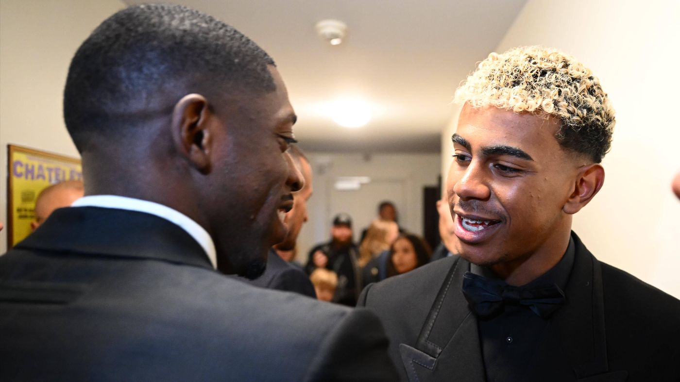 Усман Дембеле и Ламин Ямаль