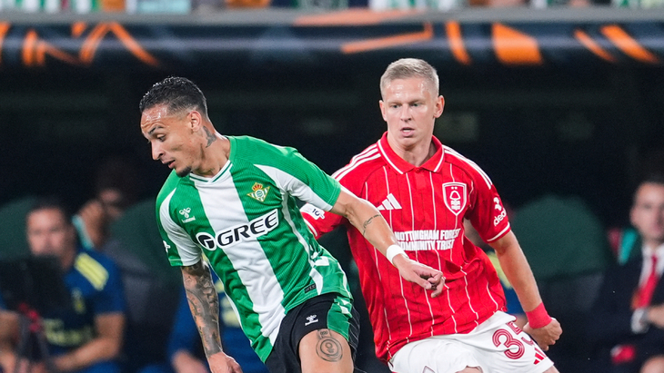 Фрагмент матча «Бетис» — «Ноттингем Форест»