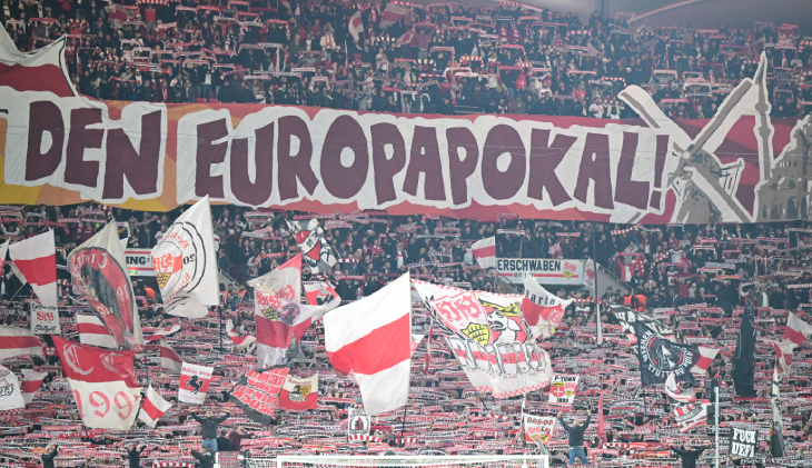 Трибуна фанатов «Штутгарта»