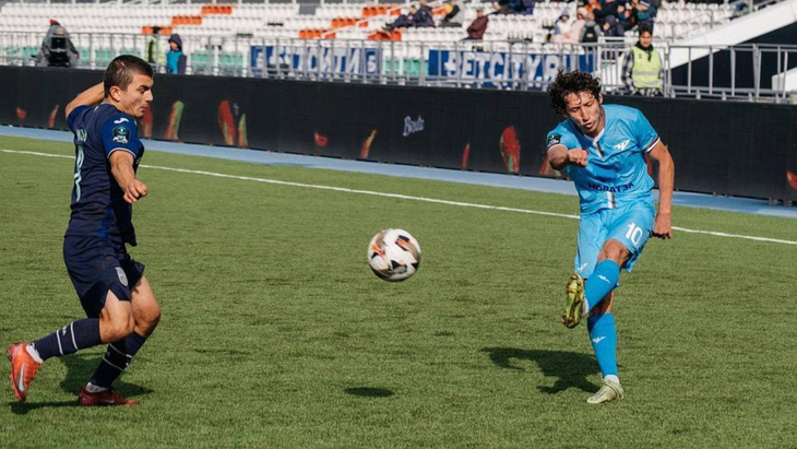 Фрагмент матча «Челябинск» — «Уфа»