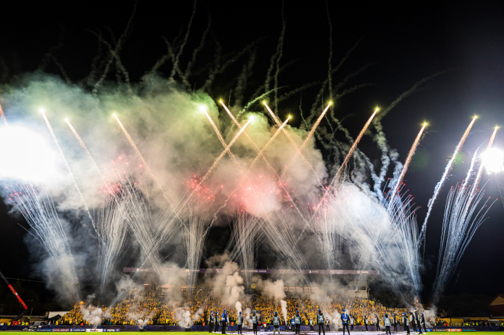 Стадион перед матчем «Будё-Глимт» — «Тоттенхэм»