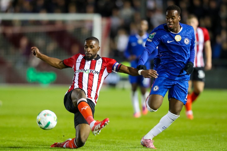 Фрагмент матча «Линкольн Сити» — «Челси»