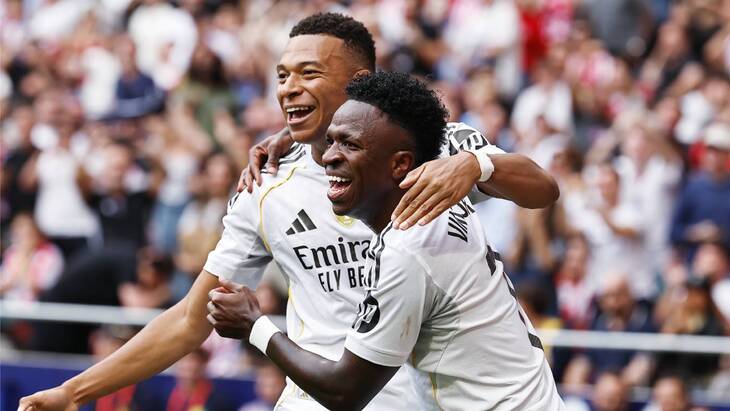 Килиан Мбаппе и Винисиус Жуниор