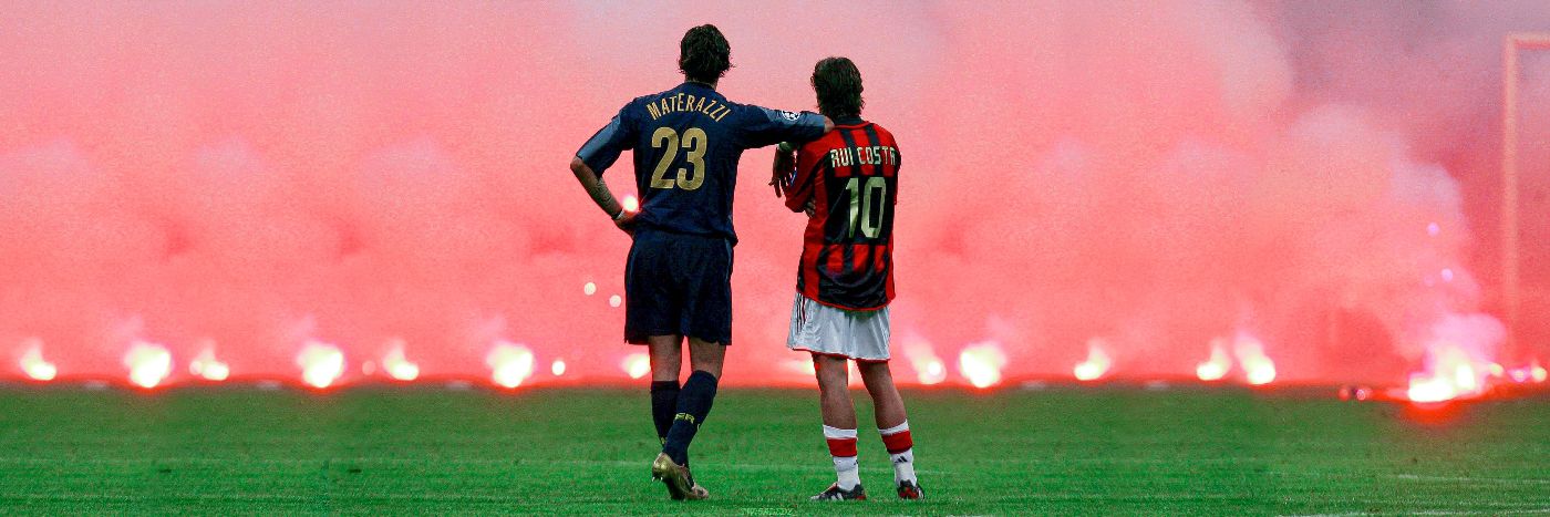 Марко Матерацци и Руй Кошта — легендарное фото на «Сан-Сиро»