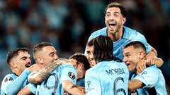 Игроки «Сельты» празднуют гол