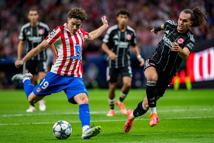 Фрагмент матча «Атлетико» — «Айнтрахт»