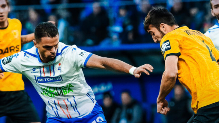 Фрагмент матча «Факел» — «Волга»