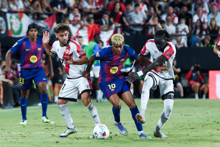 Фрагмент матча «Райо Вальекано» — «Барселона»