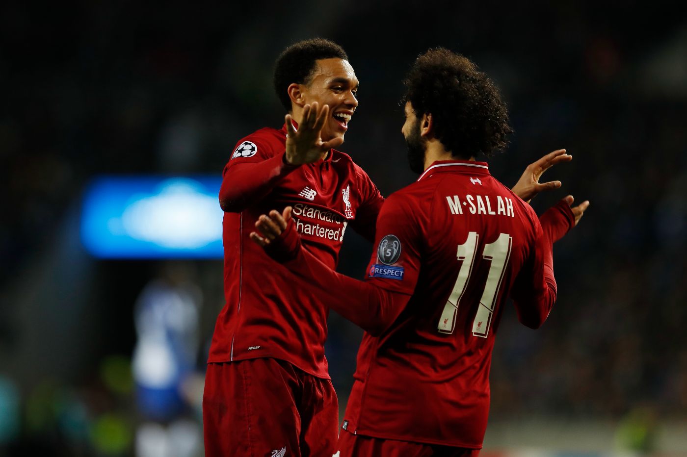 Трент Александер-Арнольд и Мохамед Салах