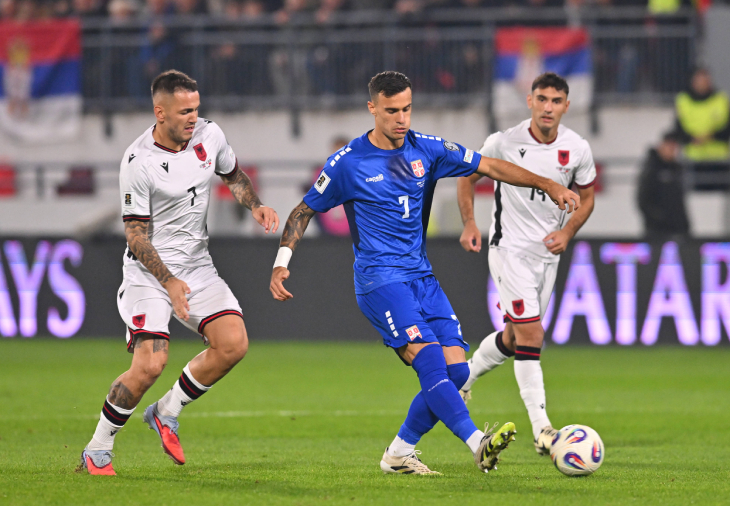 Сербия — Албания