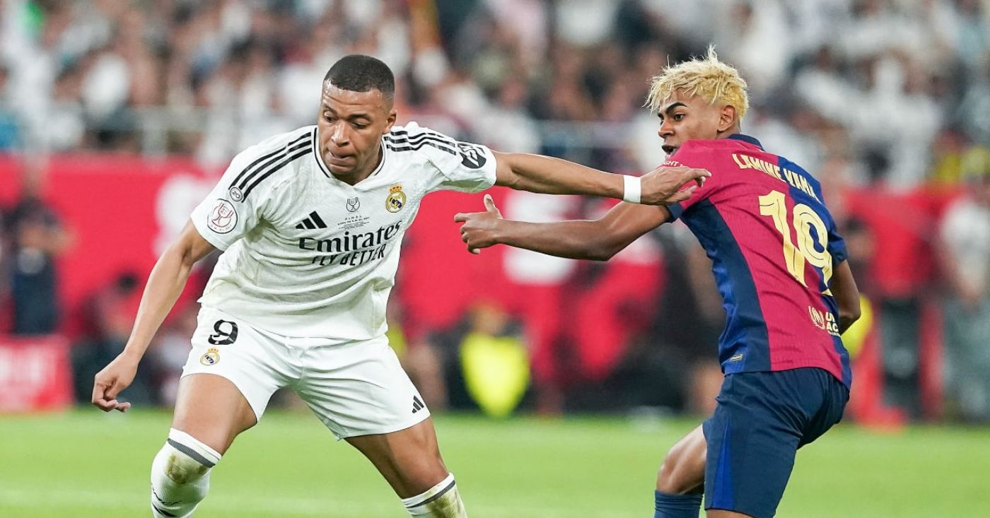 Килиан Мбаппе и Ламин Ямаль