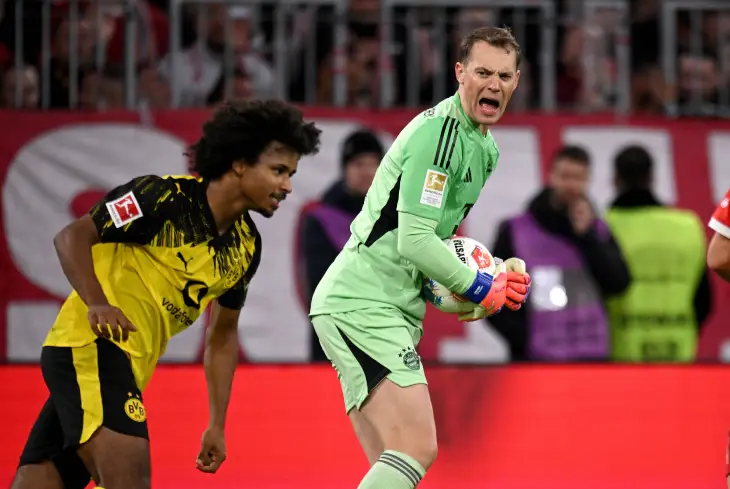 Нойер недоволен ошибкой игроков