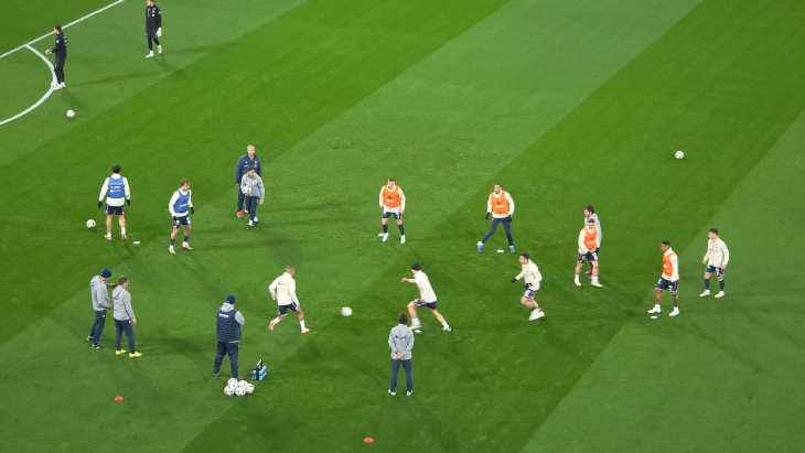 Разминка игроков ЦСКА