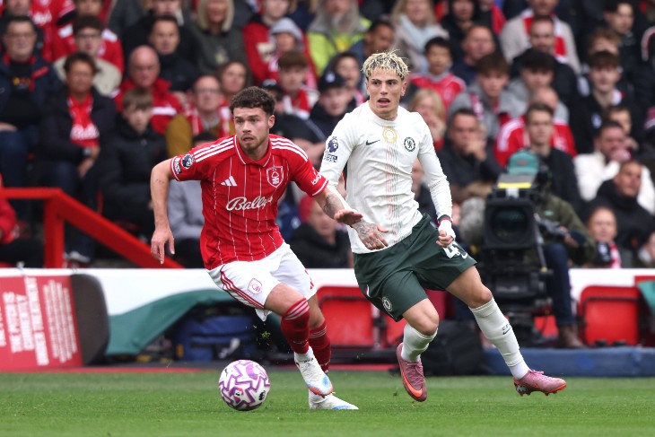 Фрагмент матча «Ноттингем Форест» — «Челси»