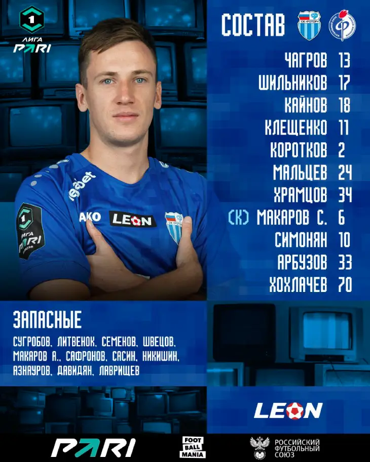 Стартовый состав «Ротора»