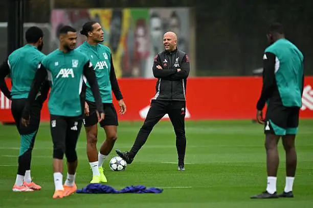 Утренняя разминка перед матчем 