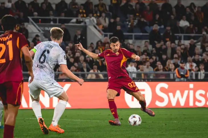 Рома пробила 19 раз, забила однажды