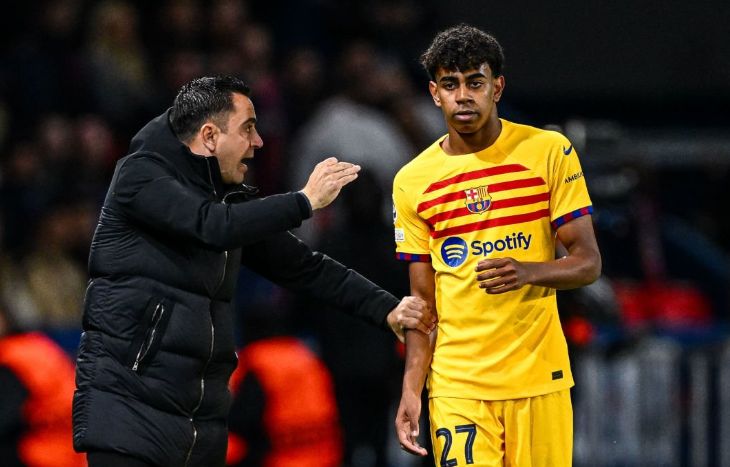 Хави и Ламин Ямаль